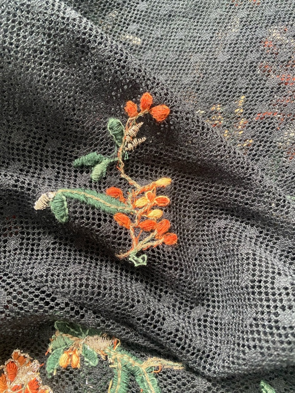 Anthropologie Maeve Cadiz embroidered mesh top - Picture 14 of 15